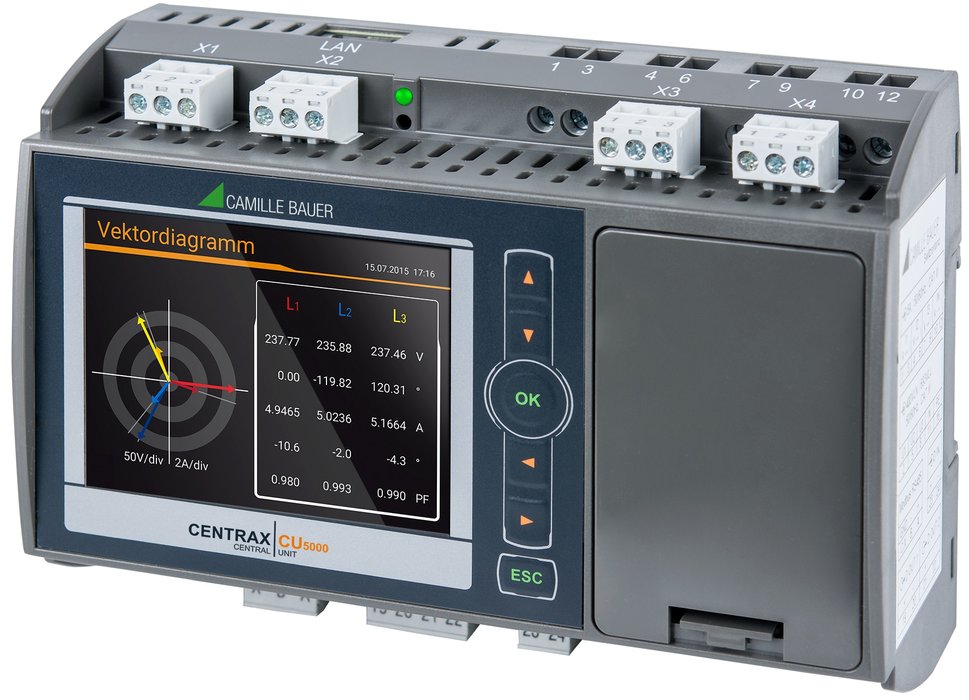 Eine echte Neuheit zur Energie-Automatisierung CENTRAX CU5000 zur Überwachung & Steuerung energetischer Größen